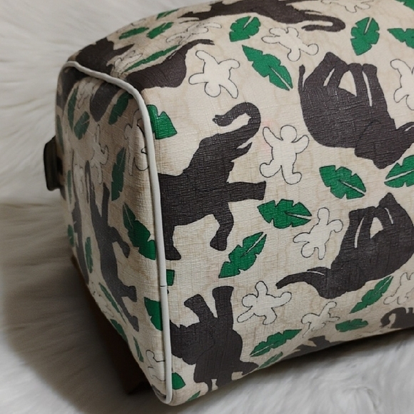 SALE! Gucci GG Supreme UNICEF Snowman PVC Ivory Boston Bag W DB - Picture 6 of 16